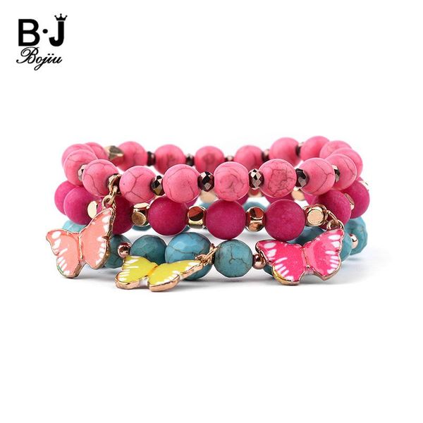 charm bracelets bojiu fashion butterfly pendant red teal blue natural turquoises stone beads for women jewelry bc211, Golden;silver
charm bracelets bojiu fashion butterfly pendant red teal blue natural turquoises stone beads for women jewelry bc211, Golden;silver