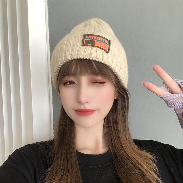 ins versatile multi color label letter knitted women's autumn and winter warm ear protection wool cold hat tide, Blue;gray
ins versatile multi color label letter knitted women's autumn and winter warm ear protection wool cold hat tide, Blue;gray