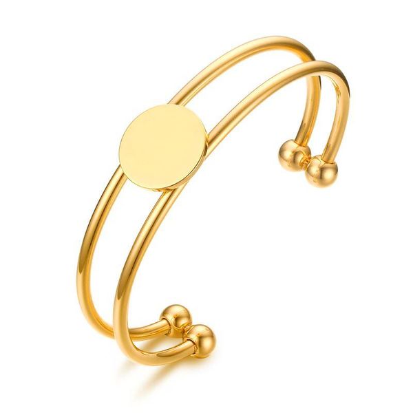 bangle 2021 european and american style fashion accessories stainless steel metal open tenperament bracelet suitable for women, Black
bangle 2021 european and american style fashion accessories stainless steel metal open tenperament bracelet suitable for women, Black