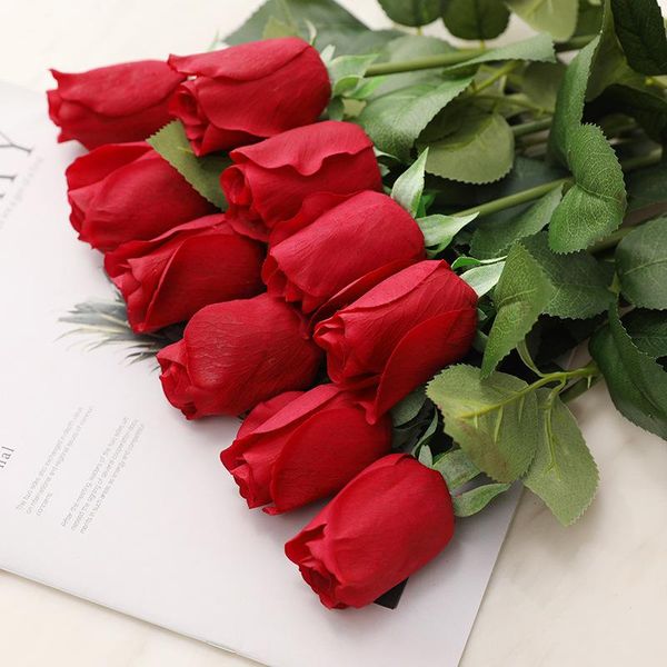 decorative flowers & wreaths 1pc real touch rose bundle silk penoy artificial flower bouquet wedding table decor home decoration
decorative flowers & wreaths 1pc real touch rose bundle silk penoy artificial flower bouquet wedding table decor home decoration