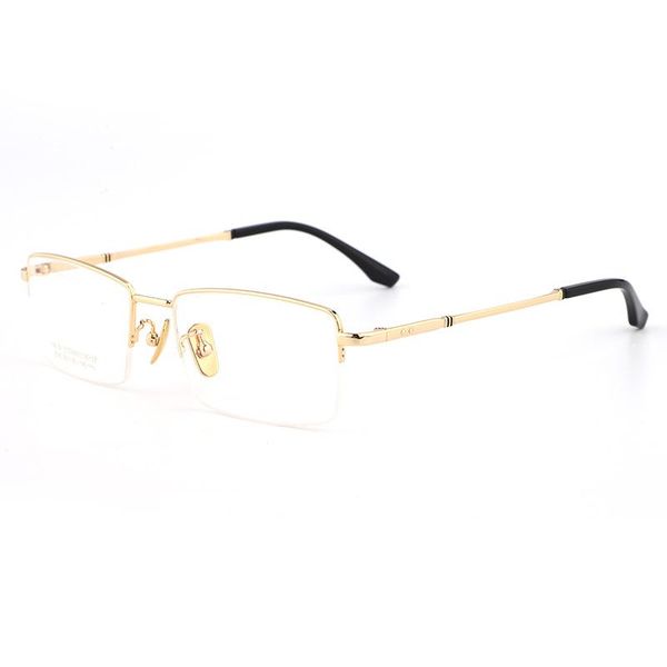 eyeglass frame pure titanium 18 k gold glasses super light business manufacturers direct sales eye fashion sunglasses frames, Black
eyeglass frame pure titanium 18 k gold glasses super light business manufacturers direct sales eye fashion sunglasses frames, Black
