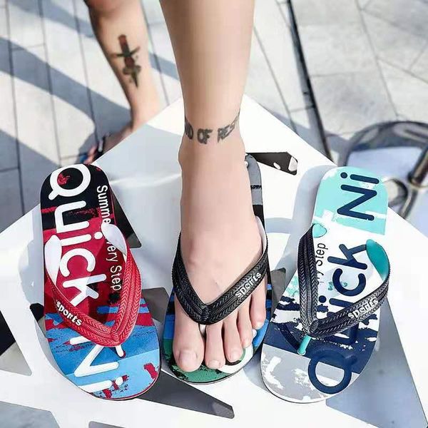 slippers 2021 summer graffiti flip flops fashion men's outdoor beach sandals home non-slip shoes male flats casual, Black
slippers 2021 summer graffiti flip flops fashion men's outdoor beach sandals home non-slip shoes male flats casual, Black