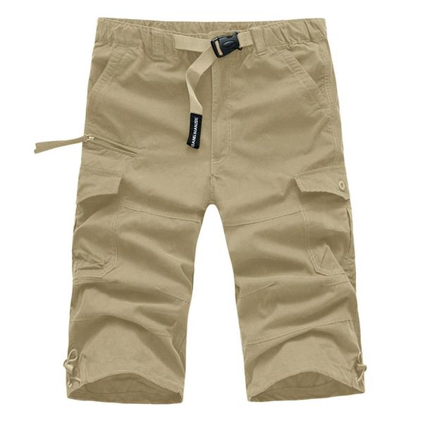 men's shorts men casual summer fashion and leisure pants with multi-pocket solid color overalls for streetwear, White;black
men's shorts men casual summer fashion and leisure pants with multi-pocket solid color overalls for streetwear, White;black