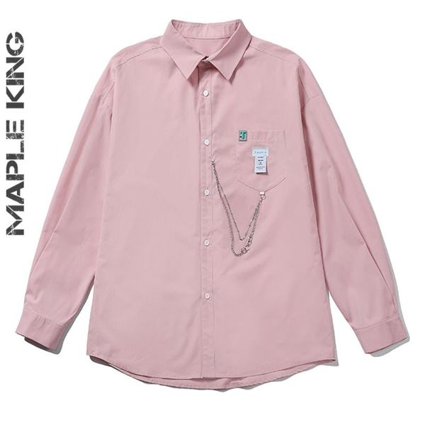 men's casual shirts pink oversized shirt hip hop long sleeved lapel mens cargo dress harajuku style clothing 5xl, White;black
men's casual shirts pink oversized shirt hip hop long sleeved lapel mens cargo dress harajuku style clothing 5xl, White;black