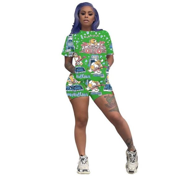 women's tracksuits women sets sporty two piece tracksuit summer clothes cartoon character letter print loose fitness short legging, Gray
women's tracksuits women sets sporty two piece tracksuit summer clothes cartoon character letter print loose fitness short legging, Gray