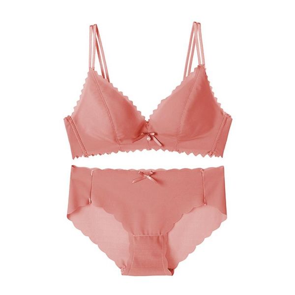 bras sets fashion smooth no trace one-piece steel ring bra set bow decoration push up briefs, Red;black
bras sets fashion smooth no trace one-piece steel ring bra set bow decoration push up briefs, Red;black