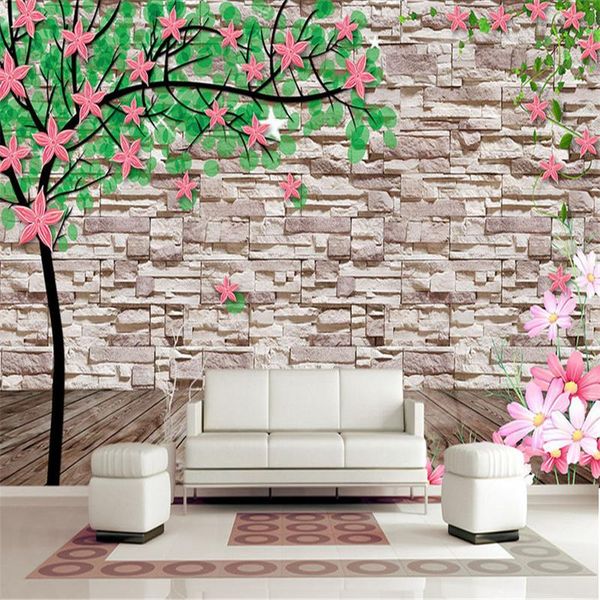 creative 3d wallpapers stone nature trees flowers murals wall papers home decor living room green leaf modern brick
creative 3d wallpapers stone nature trees flowers murals wall papers home decor living room green leaf modern brick
