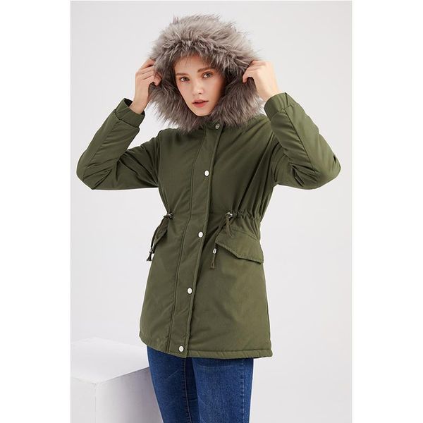 women's down & parkas winter padded coats women wadded jacket medium long thick warm hooded pocket snow outwear, Black
women's down & parkas winter padded coats women wadded jacket medium long thick warm hooded pocket snow outwear, Black