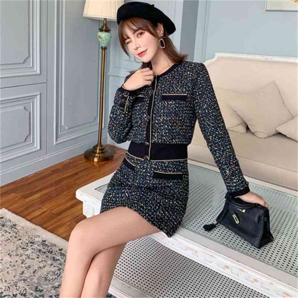two piece dress 2-piece set of high-quality autumn and winter women's wear, plaid tassels, pearl long sleeve jacket, tweed coat miniski, White
two piece dress 2-piece set of high-quality autumn and winter women's wear, plaid tassels, pearl long sleeve jacket, tweed coat miniski, White