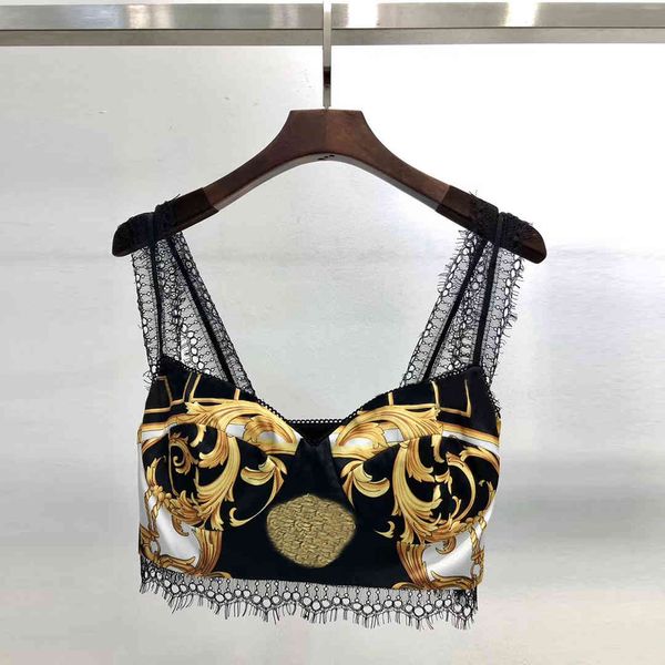 t shirt runway design high-end gold flora print vintage tees t-shirt fashion lace straps patchwork ladies crop tshirts, White
t shirt runway design high-end gold flora print vintage tees t-shirt fashion lace straps patchwork ladies crop tshirts, White