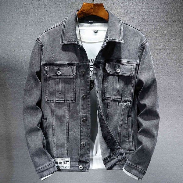 jackets 2021spring and autumn classic gray slim casual denim washed black jeans jacket hip-hop streetwear clothes 4xl for men, Black;brown
jackets 2021spring and autumn classic gray slim casual denim washed black jeans jacket hip-hop streetwear clothes 4xl for men, Black;brown
