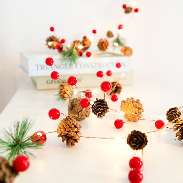 strings christmas string lights 6.5 ft pinecone red berry garland battery operated fairy for holiday party patio year decor
strings christmas string lights 6.5 ft pinecone red berry garland battery operated fairy for holiday party patio year decor