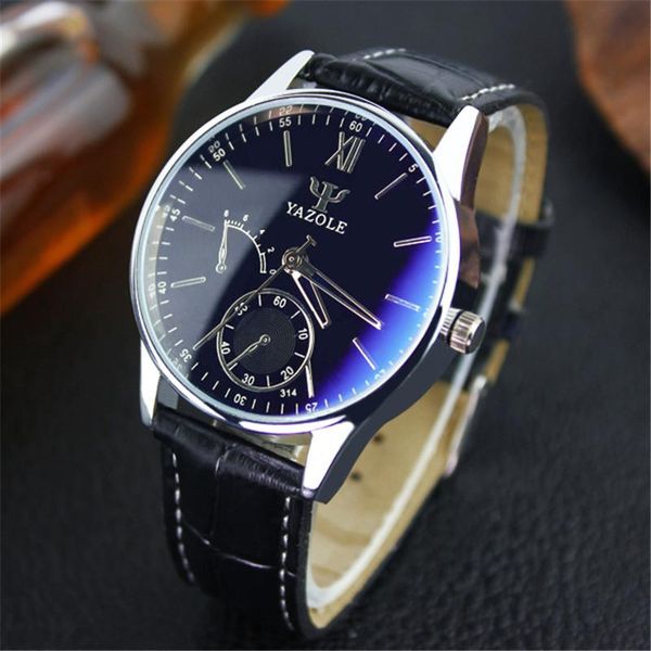 wristwatches yazole men watch casual leather strap waterproof business style quartz watches male clock relogio masculino, Slivery;brown
wristwatches yazole men watch casual leather strap waterproof business style quartz watches male clock relogio masculino, Slivery;brown