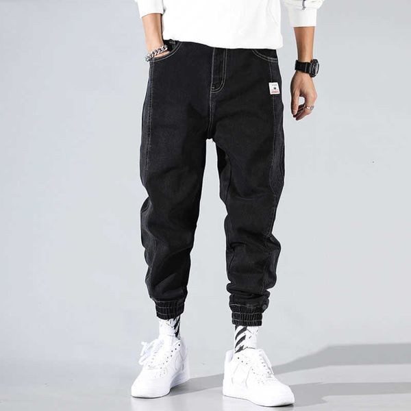 men's jeans japanese style fashion men loose fit casual denim cargo pants streetwear spliced designer hip hop jogger wide leg trou, Blue
men's jeans japanese style fashion men loose fit casual denim cargo pants streetwear spliced designer hip hop jogger wide leg trou, Blue