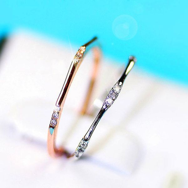 wedding rings minimalist female white crystal ring rose gold silver color thin dainty round zircon engagement for women, Slivery;golden
wedding rings minimalist female white crystal ring rose gold silver color thin dainty round zircon engagement for women, Slivery;golden