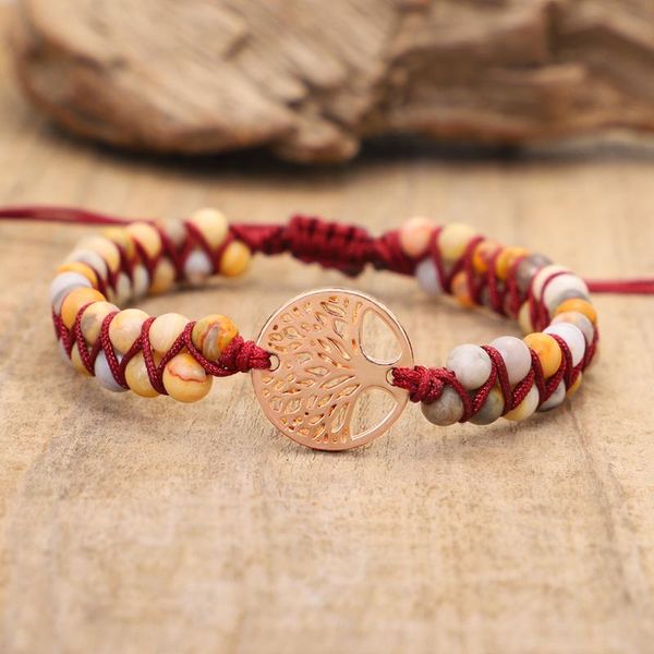handmade bracelet tree of life charm bracelets women natural stone string braided yoga friendship lover, Golden;silver
handmade bracelet tree of life charm bracelets women natural stone string braided yoga friendship lover, Golden;silver