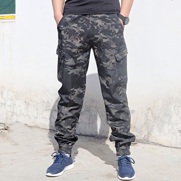 men's pants tactical camouflage cargo beam new outdoor slim special forces army training casual sports overalls streetwear w8im, Black
men's pants tactical camouflage cargo beam new outdoor slim special forces army training casual sports overalls streetwear w8im, Black