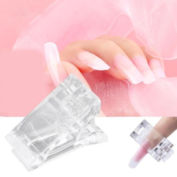 nail art equipment 5pc clip acrylic plastic fake finger extension build tips manicure building led polish accessories uv quick tool gel m b1, Silver 
nail art equipment 5pc clip acrylic plastic fake finger extension build tips manicure building led polish accessories uv quick tool gel m b1, Silver