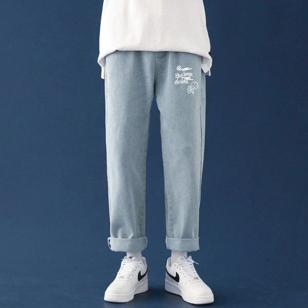 men's jeans men jeans loose fashion brand cozy all-match students daily casual denim pants straight yfb0, Blue
men's jeans men jeans loose fashion brand cozy all-match students daily casual denim pants straight yfb0, Blue