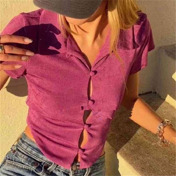 fashion shirt women summer women's velvet cardigan buttoned retro button lapel short-sleeved high street 210508, White
fashion shirt women summer women's velvet cardigan buttoned retro button lapel short-sleeved high street 210508, White