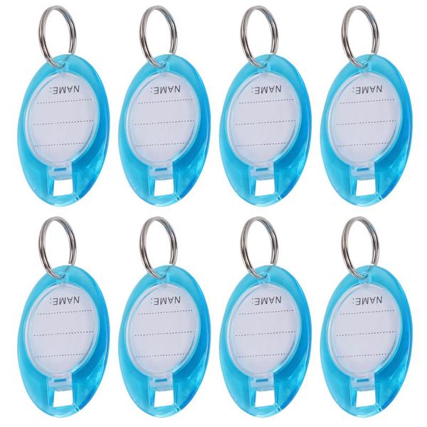 keychains 50pcs oval key chain with label window classifing tag identifying tags, Silver
keychains 50pcs oval key chain with label window classifing tag identifying tags, Silver