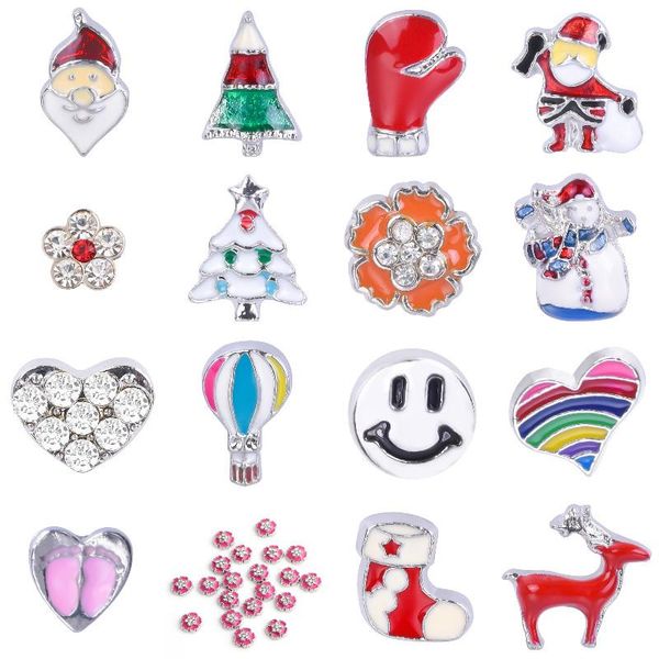 charms 20pcs enamel christmas tree santa claus heart love cherry flower pendant for locket bracelet women xmas gift jewelry diy, Bronze;silver
charms 20pcs enamel christmas tree santa claus heart love cherry flower pendant for locket bracelet women xmas gift jewelry diy, Bronze;silver