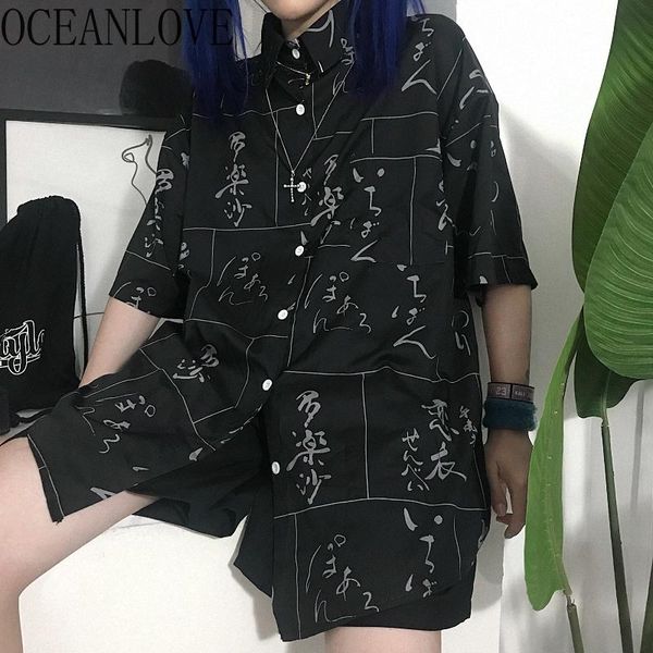 women's blouses & shirts oceanlove harajuku print gothic blouse women streetwear vintage 2021 summer blusas loose long fashion short sl, White
women's blouses & shirts oceanlove harajuku print gothic blouse women streetwear vintage 2021 summer blusas loose long fashion short sl, White