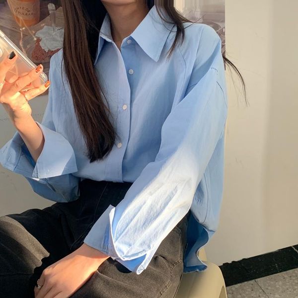 women's blouses & shirts hzirip elegance loose chic femme oversize gentle ol casual summer solid thin minimalist 2021 streetwear brief, White
women's blouses & shirts hzirip elegance loose chic femme oversize gentle ol casual summer solid thin minimalist 2021 streetwear brief, White