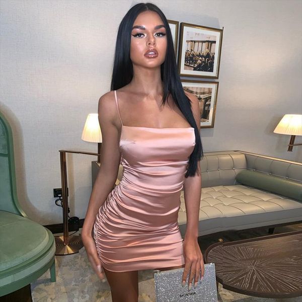 satin mini spaghetti strap dress women tanks night club date party ruched bodycon backless dresses asdr60686, White
satin mini spaghetti strap dress women tanks night club date party ruched bodycon backless dresses asdr60686, White
