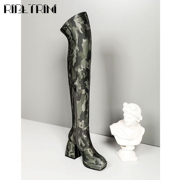 boots brand big size 43 fashion winter shoes women platform square heels over the knee boots, Black
boots brand big size 43 fashion winter shoes women platform square heels over the knee boots, Black