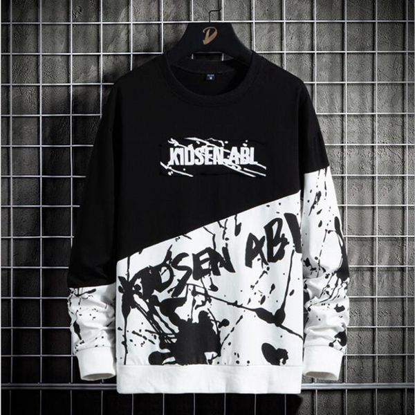men's hoodies & sweatshirts round neck hoodie casual print long sleeve sweatshirt men hip-hop streetwear trendy pullovers harajuku styl, Black
men's hoodies & sweatshirts round neck hoodie casual print long sleeve sweatshirt men hip-hop streetwear trendy pullovers harajuku styl, Black
