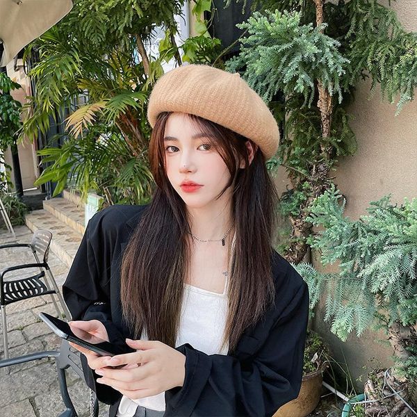 beanies qingwen autumn winter cute soft wool mixed beret women's elastic retro painter hat warm knit big head circumference pumpkin
beanies qingwen autumn winter cute soft wool mixed beret women's elastic retro painter hat warm knit big head circumference pumpkin