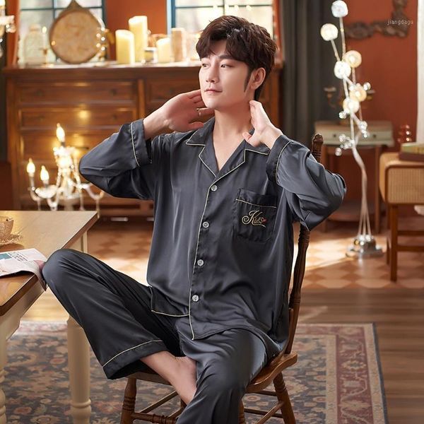 plus size men pijamas suit spring autumn 2pcs sleepwear long sleeve sleep set male casual pajamas loose home clothes men's, Black;brown
plus size men pijamas suit spring autumn 2pcs sleepwear long sleeve sleep set male casual pajamas loose home clothes men's, Black;brown