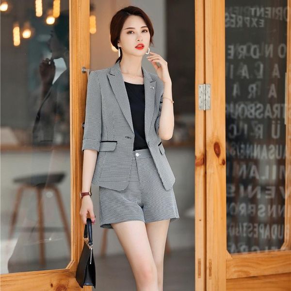 women's suits & blazers spring summer office ladies grey women jackets work wear half sleeve ol styles, White;black
women's suits & blazers spring summer office ladies grey women jackets work wear half sleeve ol styles, White;black