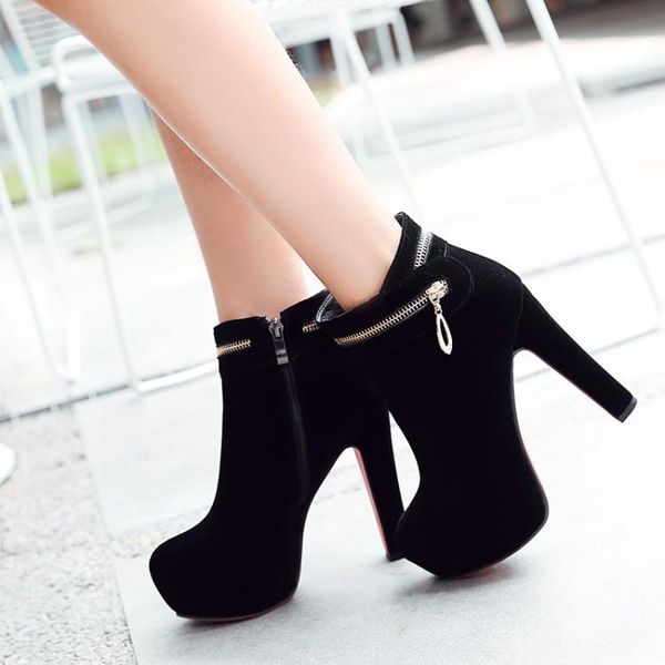 boots big size 10 - women shoes ankle for ladies woman winter solid color round head side zipper, Black
boots big size 10 - women shoes ankle for ladies woman winter solid color round head side zipper, Black