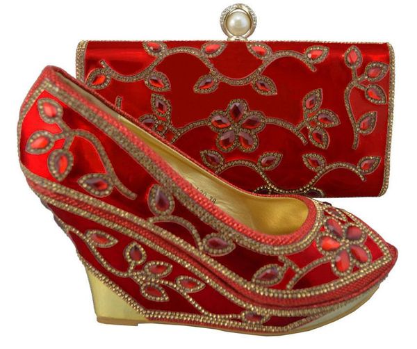 red color italian ladies shoe and bag set decorated with rhinestone nigerian women wedding shoes african dress, Black
red color italian ladies shoe and bag set decorated with rhinestone nigerian women wedding shoes african dress, Black