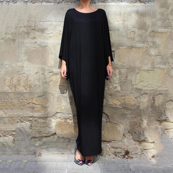 casual dresses muslim summer women dress fashion elegant loose long girl plus size xxl maxi black female ethnic costume, Black;gray
casual dresses muslim summer women dress fashion elegant loose long girl plus size xxl maxi black female ethnic costume, Black;gray