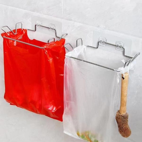 hooks & rails kitchen trash bag rack cabinet door garbage bags holder stainless steel closet storage hanger
hooks & rails kitchen trash bag rack cabinet door garbage bags holder stainless steel closet storage hanger