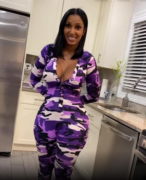 women's jumpsuits & rompers yooneedi 2021 autumn design high street women 2 color camouflage v-neck full sleeve ladies wdl-6647, Black;white
women's jumpsuits & rompers yooneedi 2021 autumn design high street women 2 color camouflage v-neck full sleeve ladies wdl-6647, Black;white