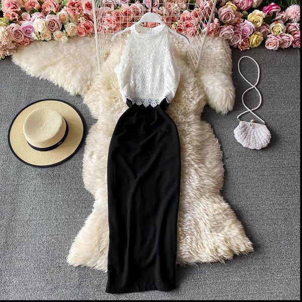 halter womens dresses lace patchwork bodycon party dress women vintage sleeveless off shoulder elegant vestidos female fashion, Black;gray
halter womens dresses lace patchwork bodycon party dress women vintage sleeveless off shoulder elegant vestidos female fashion, Black;gray