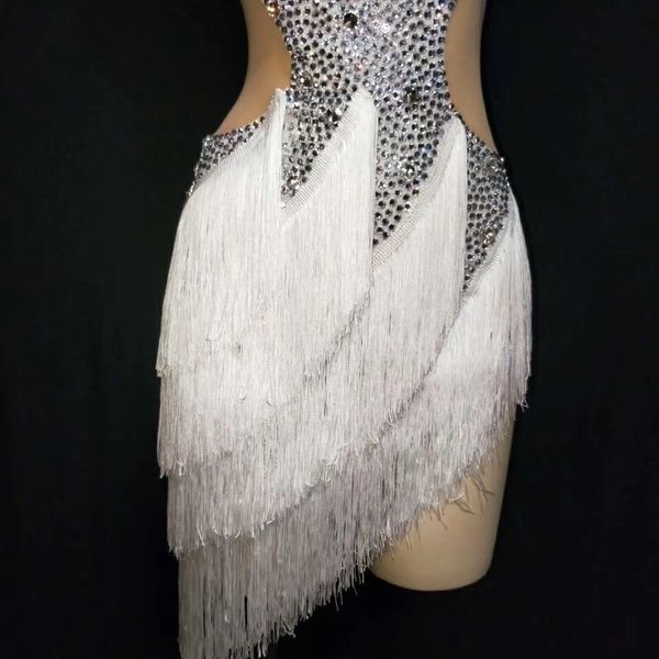female singe rhinestone fringes latin dance costumes party birthday celebrate sier white customize size dt947, Black;red
female singe rhinestone fringes latin dance costumes party birthday celebrate sier white customize size dt947, Black;red