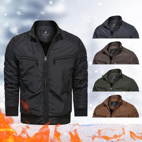 men's jackets large size zipper pocket padded jacket winter leisure plus zip cotton-padded coat blouse hip, Black;brown
men's jackets large size zipper pocket padded jacket winter leisure plus zip cotton-padded coat blouse hip, Black;brown
