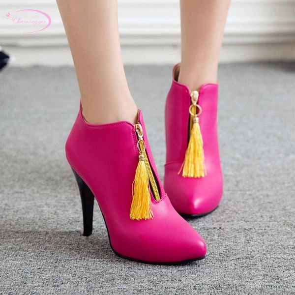boots british college style pointed toe autumn ankle fashion zipper fringe high heel stiletto riding women's shoes, Black
boots british college style pointed toe autumn ankle fashion zipper fringe high heel stiletto riding women's shoes, Black