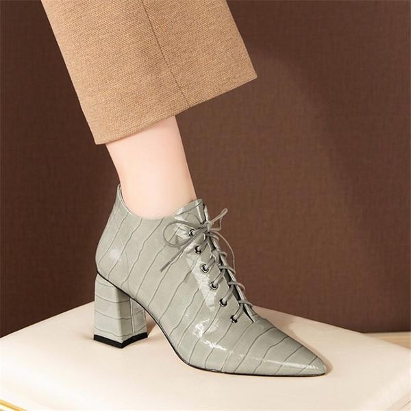 boots pxelena luxury square high heel ankle women 2021 autumn winter lace up pointed toe genuine leather shoes office lady 34-41, Black
boots pxelena luxury square high heel ankle women 2021 autumn winter lace up pointed toe genuine leather shoes office lady 34-41, Black