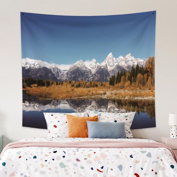 tapestries laeacco fashion tapestry blue sky lakeside forest snow mountain landscape prints wall hangings home living room decor polyester
tapestries laeacco fashion tapestry blue sky lakeside forest snow mountain landscape prints wall hangings home living room decor polyester