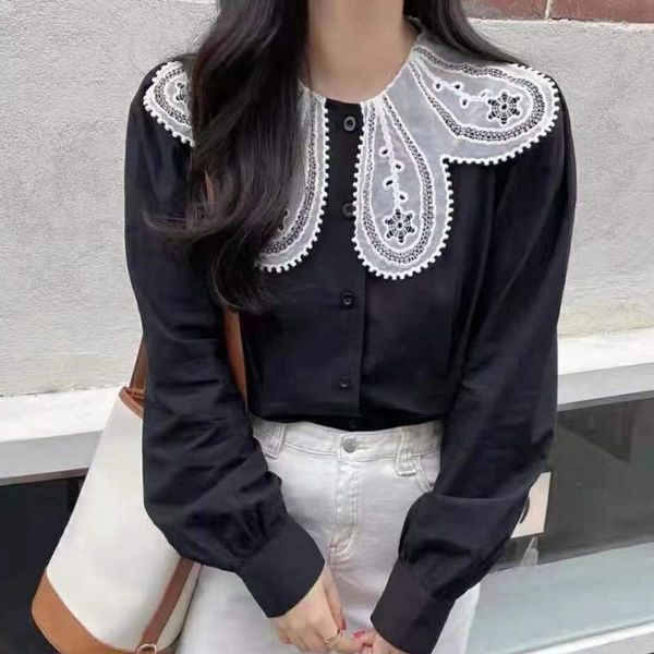 women's blouses & shirts woherb woman korean chic vintage design turn-down collar button up mujer 2021 fashion all-match long sleeve b, White
women's blouses & shirts woherb woman korean chic vintage design turn-down collar button up mujer 2021 fashion all-match long sleeve b, White