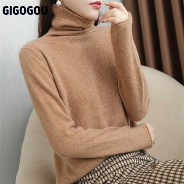 gigogou pile collar wool women's turtleneck sweaters korean fashion long sleeve pullovers soft female jumper ladies 211011, White;black
gigogou pile collar wool women's turtleneck sweaters korean fashion long sleeve pullovers soft female jumper ladies 211011, White;black
