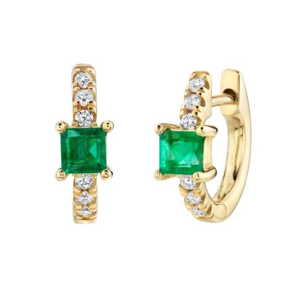 hoop & huggie original brand fashion colored princess solitaire pave earring 925 silver, Golden;silver
hoop & huggie original brand fashion colored princess solitaire pave earring 925 silver, Golden;silver