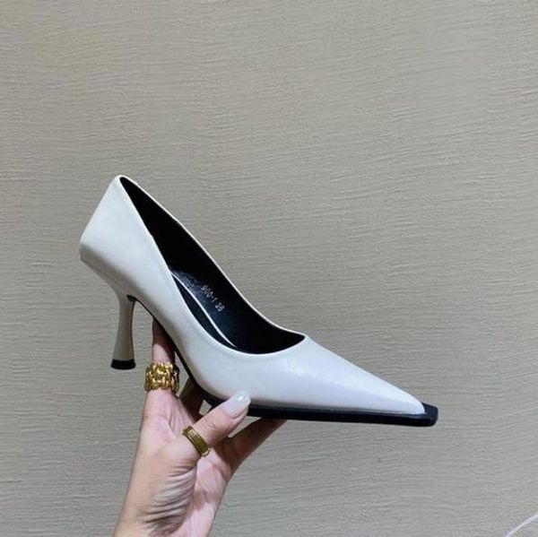 dress shoes high heels women 2021 spring women's fashion european and american style design pointed single pumps, Black
dress shoes high heels women 2021 spring women's fashion european and american style design pointed single pumps, Black