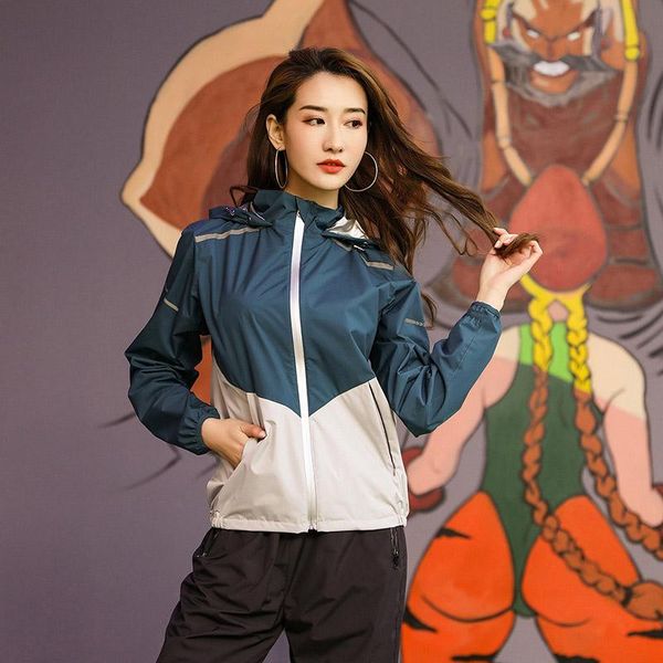gym clothing women inner net weight loss sweating sauna suit zipper hooded sportswear fitness training running outer wear, White;black
gym clothing women inner net weight loss sweating sauna suit zipper hooded sportswear fitness training running outer wear, White;black
